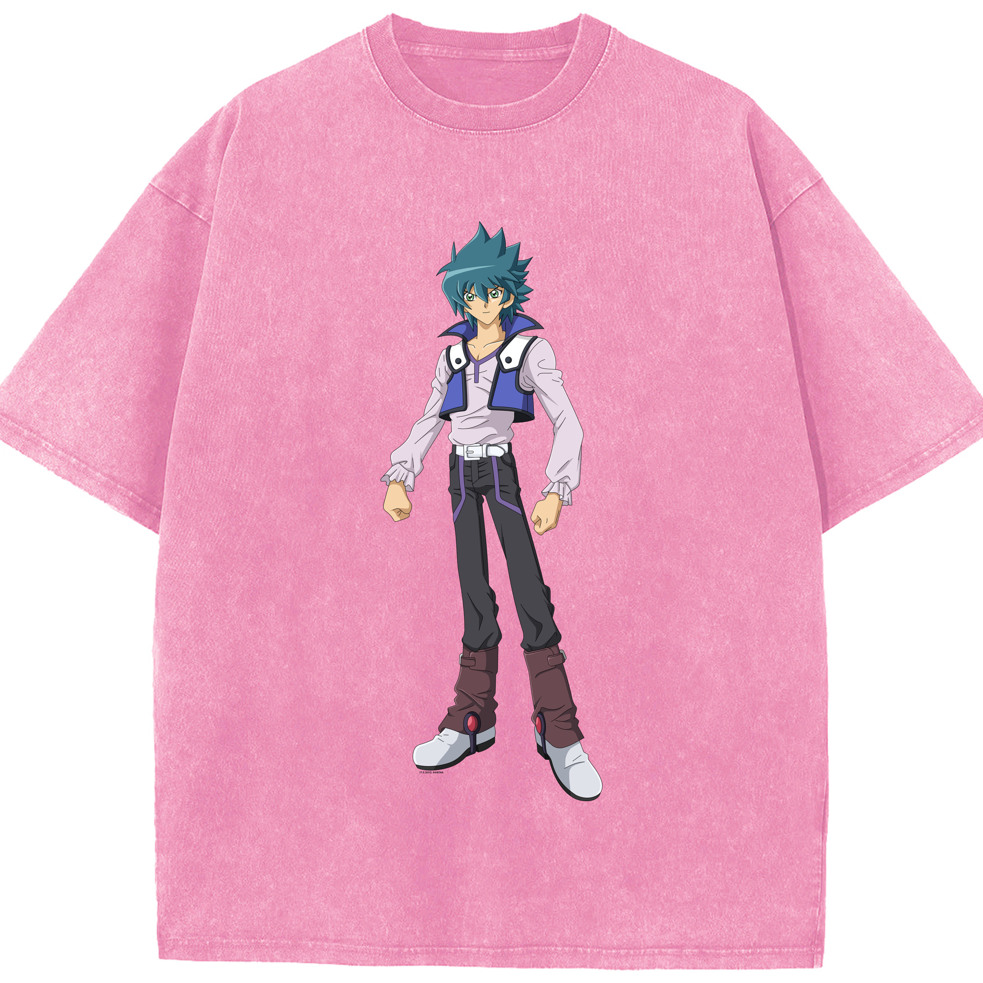（画像用） 遊☆戯☆王 Yu-Gi-Oh! 綿100% ヴィンテージ風 半袖Tシャツ（フロントプリント）